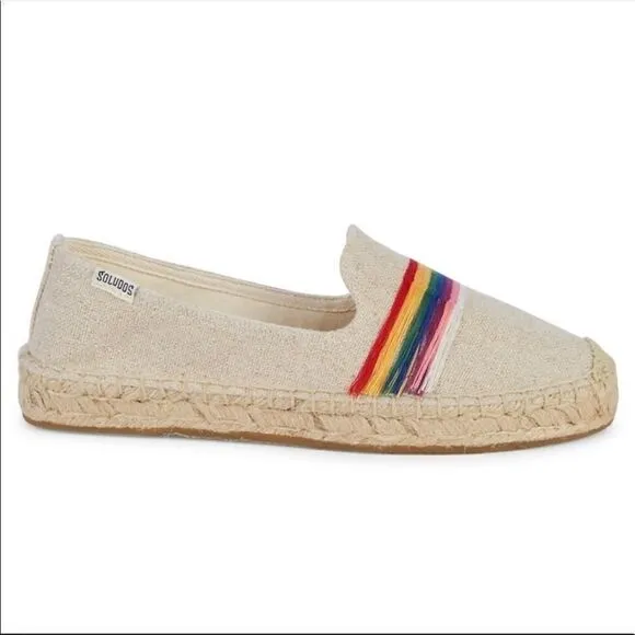 Soludos Pride Canvas Esapdrille Flat Slip on