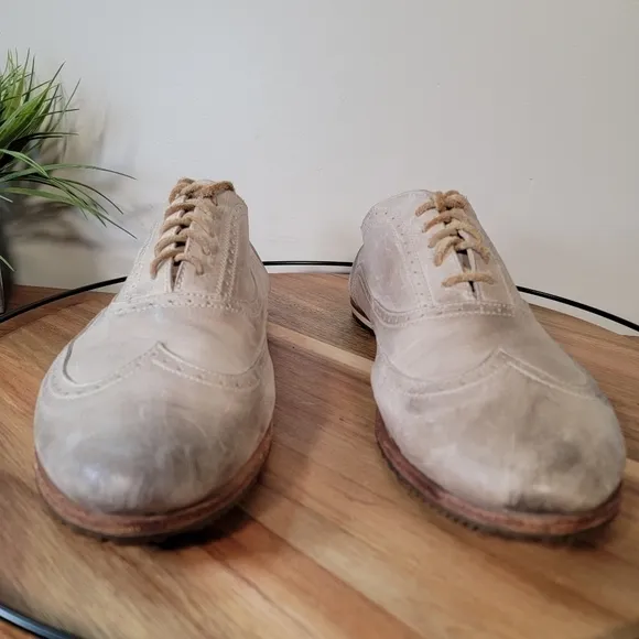 Sorel | 11 Brogue mens oxford icy gray burnished distressed dress shoe