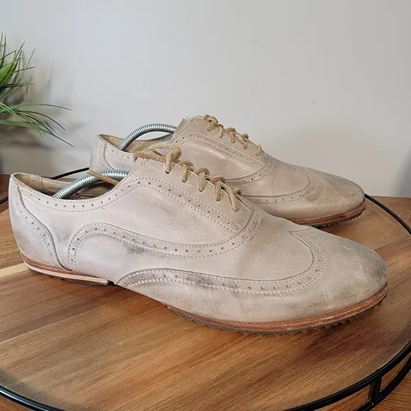 Sorel | 11 Brogue mens oxford icy gray burnished distressed dress shoe