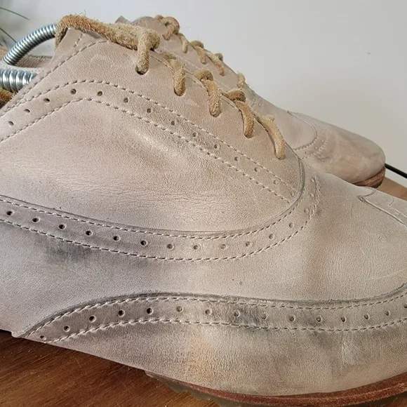 Sorel | 11 Brogue mens oxford icy gray burnished distressed dress shoe