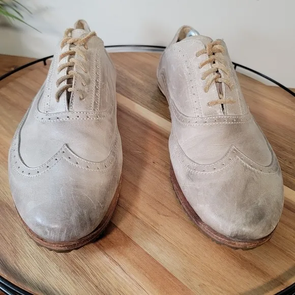 Sorel | 11 Brogue mens oxford icy gray burnished distressed dress shoe