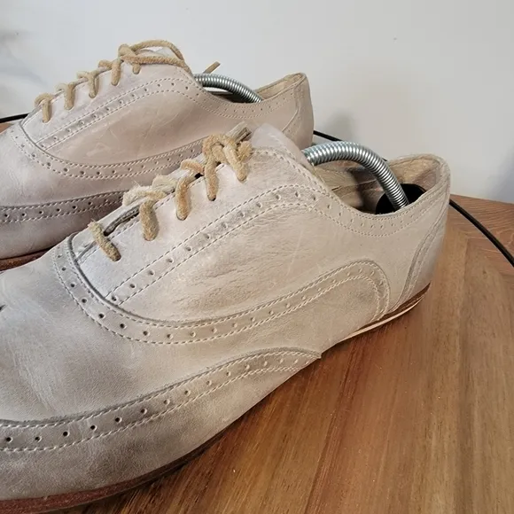 Sorel | 11 Brogue mens oxford icy gray burnished distressed dress shoe