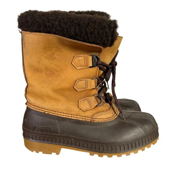 Sorel Badger Snow Duck Boots Men's 6