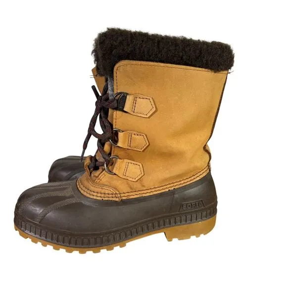Sorel Badger Snow Duck Boots Men's 6