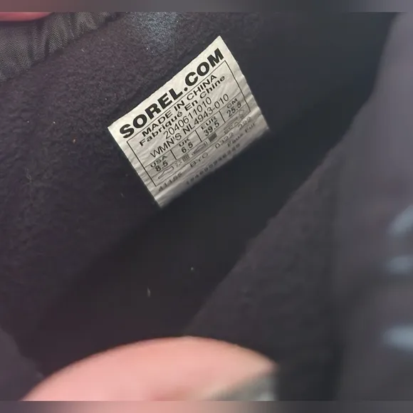 Sorel Black High-Top Sneakers with Neon Accents