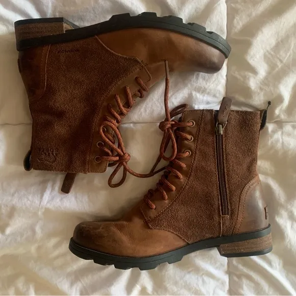 Sorel Brown Hiking and Snow waterproof Boots Size 7.5