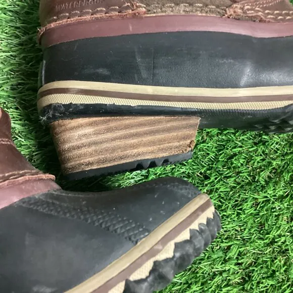 Sorel Carly Conquest Boots Brown 6
