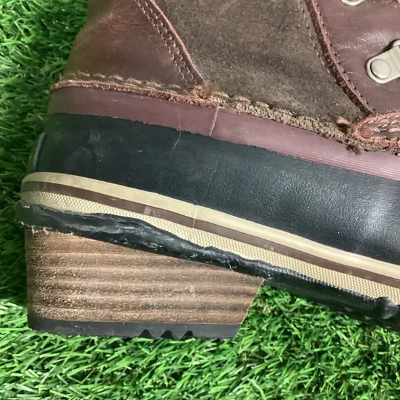 Sorel Carly Conquest Boots Brown 6