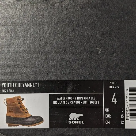 Sorel Cheyanne II Snow Boots, Brown, Big Kids 4 M