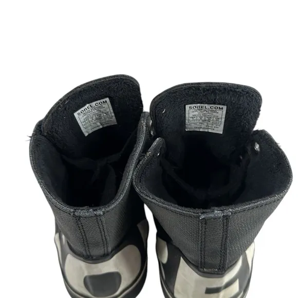 Sorel Cheyanne Metro HI Waterproof Insulated Black Boots high tops Size 7