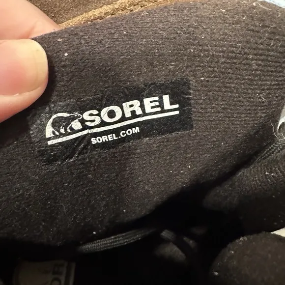 Sorel Cold Mountain NM1207-251 Hiking Boots Men's 8 Brown Leather Lace Up Boots