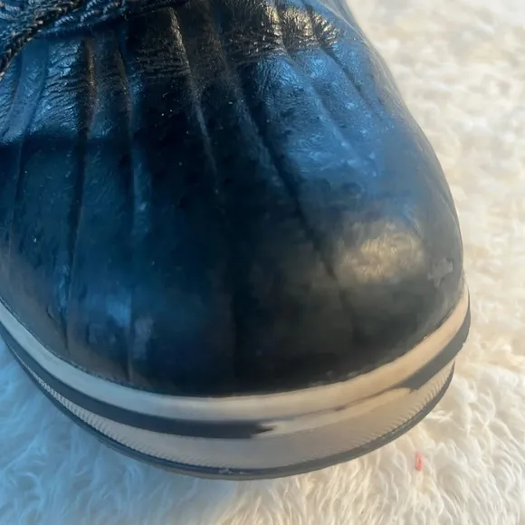 Sorel Girls Youth Sz 5 Black TOFINO Waterproof Snow Boots w/ Faux Fur Snow boots