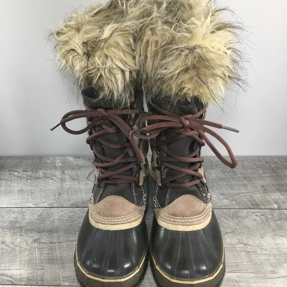 Sorel Joan of Arctic Women's Winter Snow Waterproof Leather Boots NL1540 Size 8