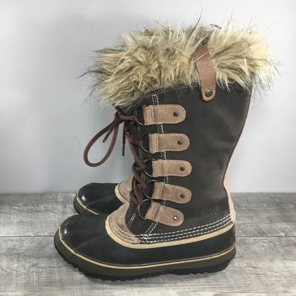 Sorel Joan of Arctic Women's Winter Snow Waterproof Leather Boots NL1540 Size 8