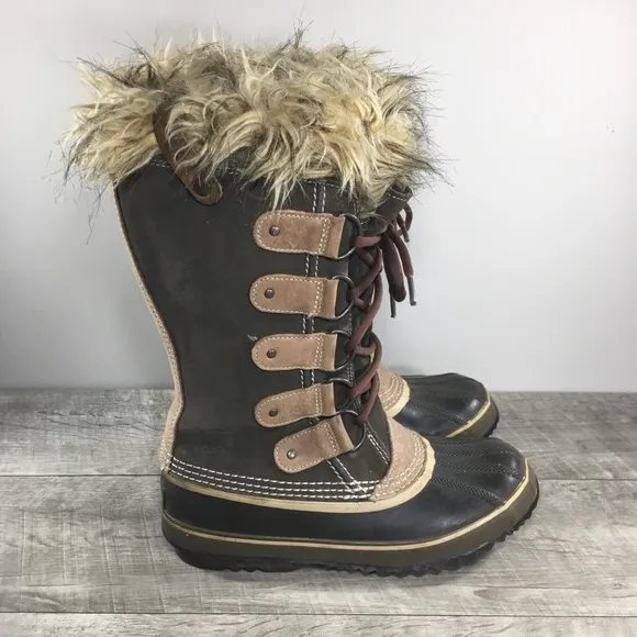 Sorel Joan of Arctic Women's Winter Snow Waterproof Leather Boots NL1540 Size 8