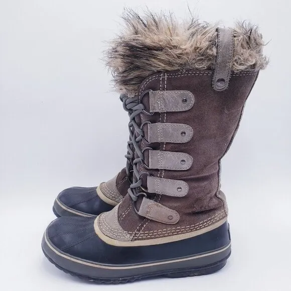 Sorel Joan of Arctic Women's Winter Snow Waterproof Leather Boots Women's Size 9