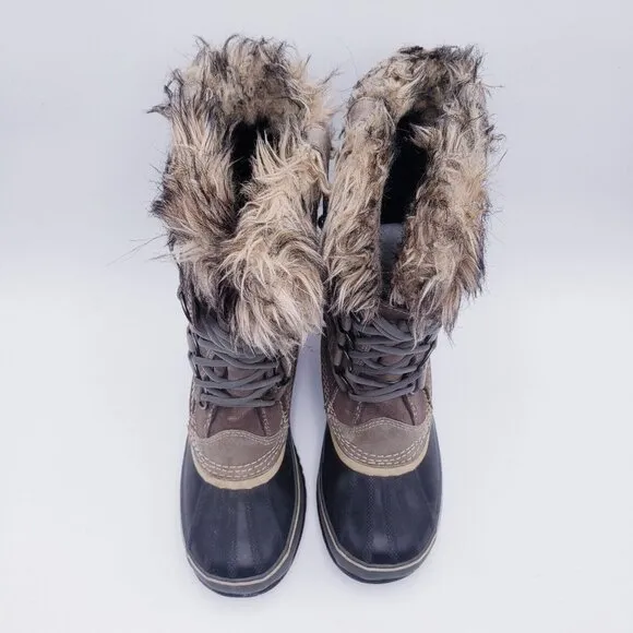 Sorel Joan of Arctic Women's Winter Snow Waterproof Leather Boots Women's Size 9