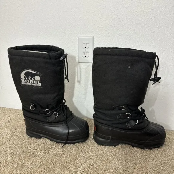 Sorel Kaufman Canada Blue Insulated Waterproof Glacier  Snow Boots Men’s Sz 5