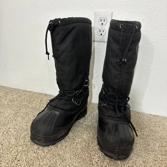 Sorel Kaufman Canada Blue Insulated Waterproof Glacier  Snow Boots Men’s Sz 5