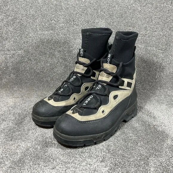 Sorel Kaufman Canada Winter Snow Boots Insulated Brown Leather Men’s Size 11