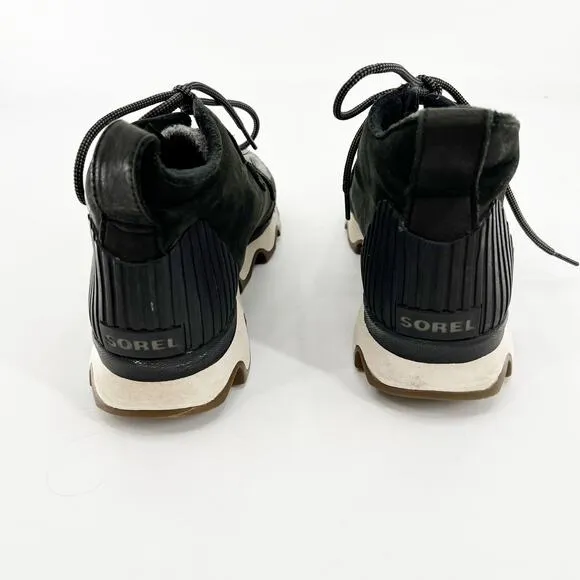 Sorel Kinetic Impact Caribou Waterproof Ankle Boots Black 8.5