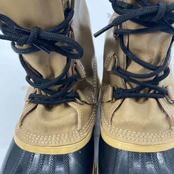 Sorel Manitou Snow Winter Insulated Duck Boots Thermo Removable Wool Liner 10