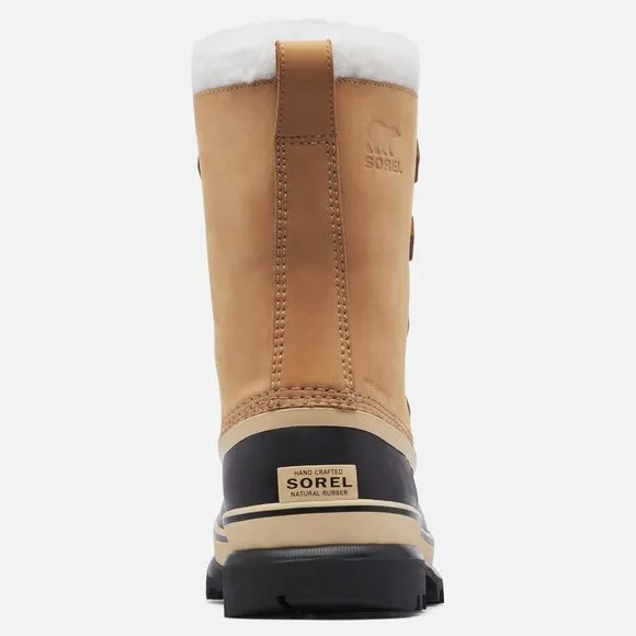 SOREL MEN'S CARIBOU WATERPROOF BOOT - BUFF - SIZE 11