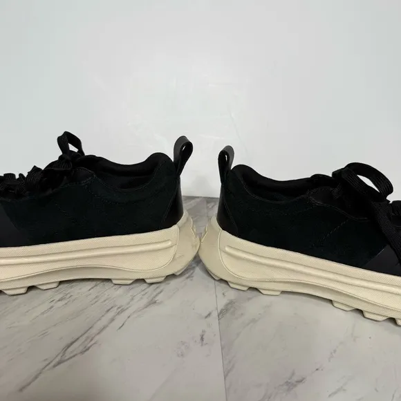 Sorel Ona 503 Everyday Low Top Black Chunky Platform Sneaker 7 1/2