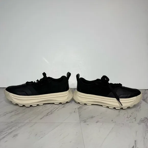 Sorel Ona 503 Everyday Low Top Black Chunky Platform Sneaker 7 1/2