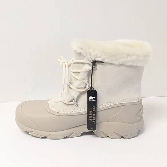 Sorel Snow Angel Insulated Winter Boots, Chalk, Women's 8
