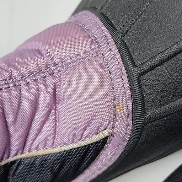 Sorel Snow Command Boots Winter Waterproof Insulation Traction Black Purple 6