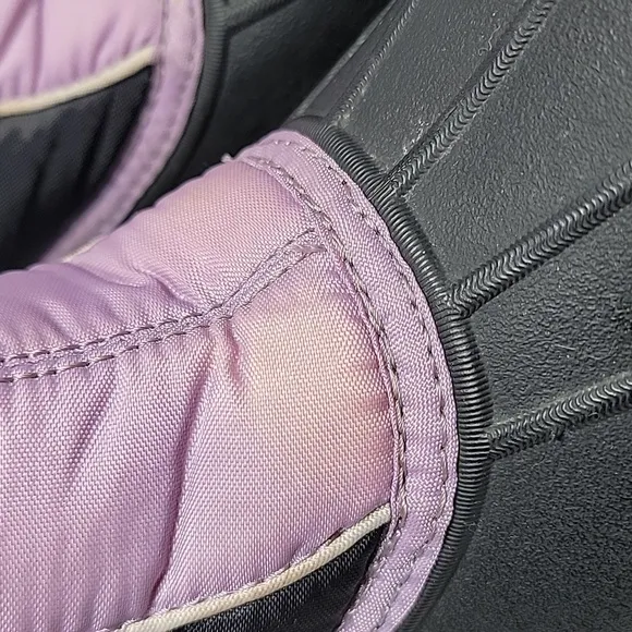 Sorel Snow Command Boots Winter Waterproof Insulation Traction Black Purple 6