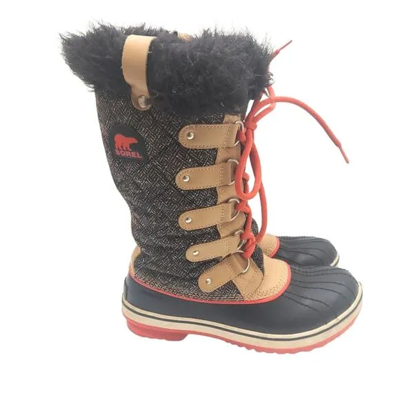 Sorel Tofino Herringbone Snow Boots Women's Size 7.5