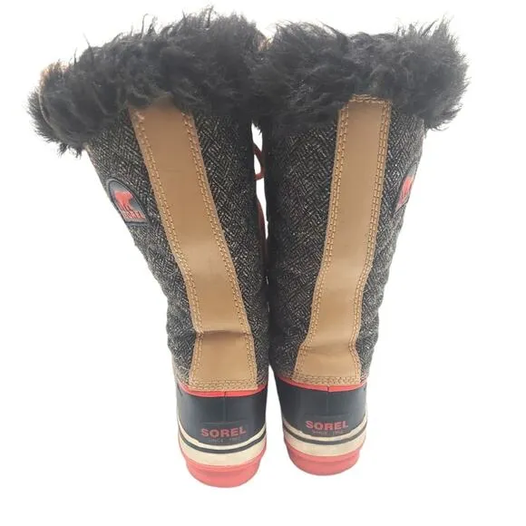 Sorel Tofino Herringbone Snow Boots Women's Size 7.5
