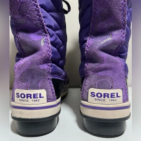 Sorel Tofino II Insulated Waterproof Winter Boots Faux Fur Big Girls Size 4