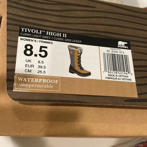 Sorel Waterproof Boots size 8.5