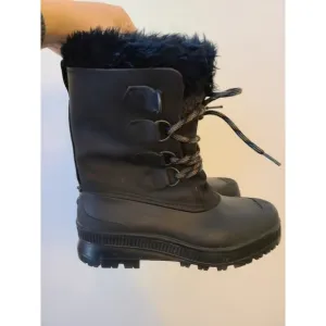 SOREL Women’s Badger Black Snow Winter Boots Size 6