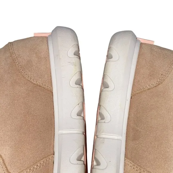 Sorel Women's Explorer Next Carnival Waterproof suede Boots Tan size 8 cozy cute