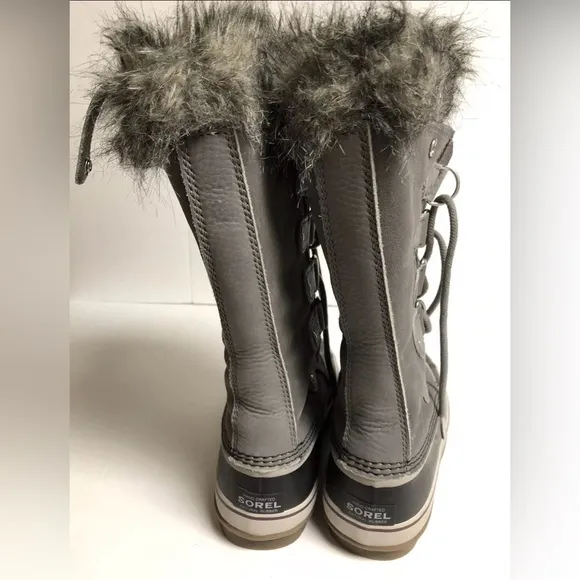 Sorel Women's Joan Of Arctic, Gray Winter Snow Boots, Size 10 M