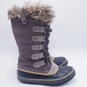SOREL Womens Joan Of Arctic NL 1540-051 Gray Waterproof Snow Winter Boots Sz 10