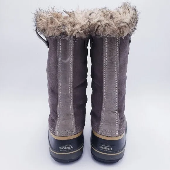 SOREL Womens Joan Of Arctic NL 1540-051 Gray Waterproof Snow Winter Boots Sz 10