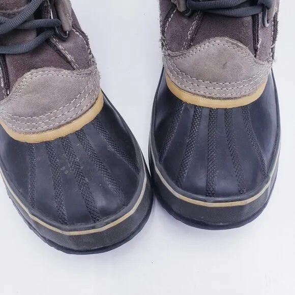 SOREL Womens Joan Of Arctic NL 1540-051 Gray Waterproof Snow Winter Boots Sz 10