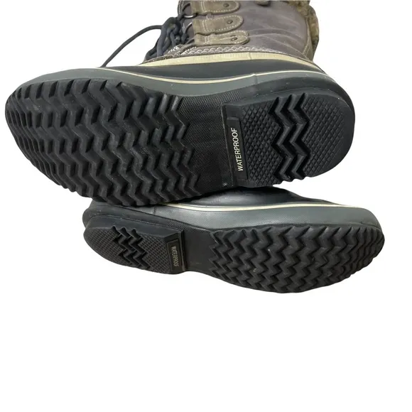 SOREL Women's Joan Of Arctic NL 1540-051 Gray/Tan Waterproof Snow Winter Boots 7