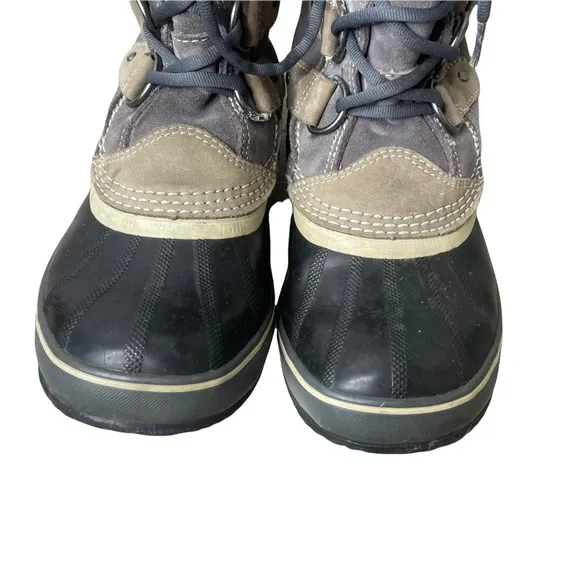 SOREL Women's Joan Of Arctic NL 1540-051 Gray/Tan Waterproof Snow Winter Boots 7
