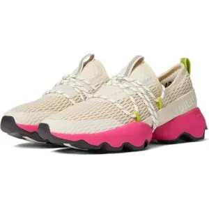 Sorel Women's Natural/Cactus Pink Kinetic Impact Lace Sneakers