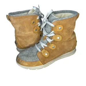 Sorel women’s Sorel Explorer Next Joan Insulated Waterproof Boots  size 11 gray