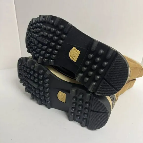 Sorel Womens Winter Caribou Waterproof Snow Boots Buff Size 10 M