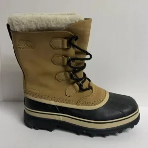 Sorel Womens Winter Caribou Waterproof Snow Boots Buff Size 10 M