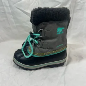 Sorel yoot pac nylon waterproof insulated winter boots quary dolphin NWOB