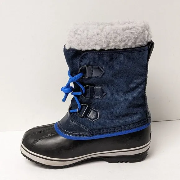 Sorel Yoot Pac Nylon Winter Boots, Blue, Big Kids 4 M